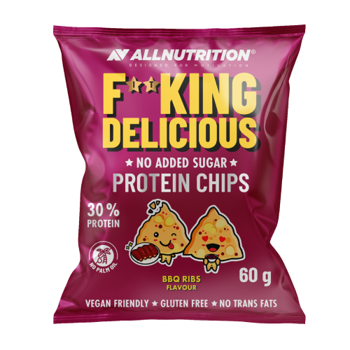 Chipsuri proteice cu gust de BBQ, 60 g