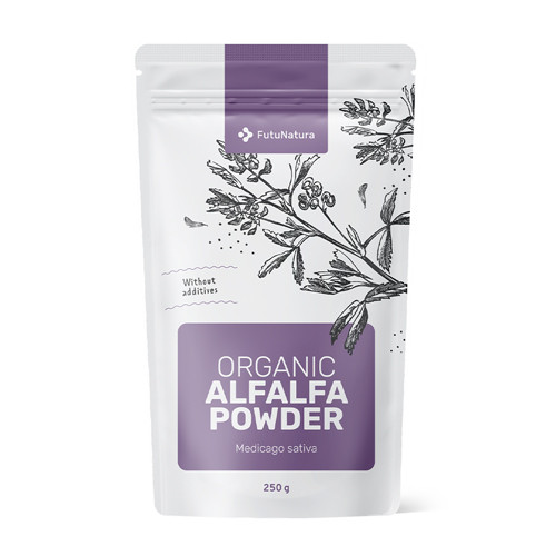 BIO Alfalfa pulbere, 250 g
