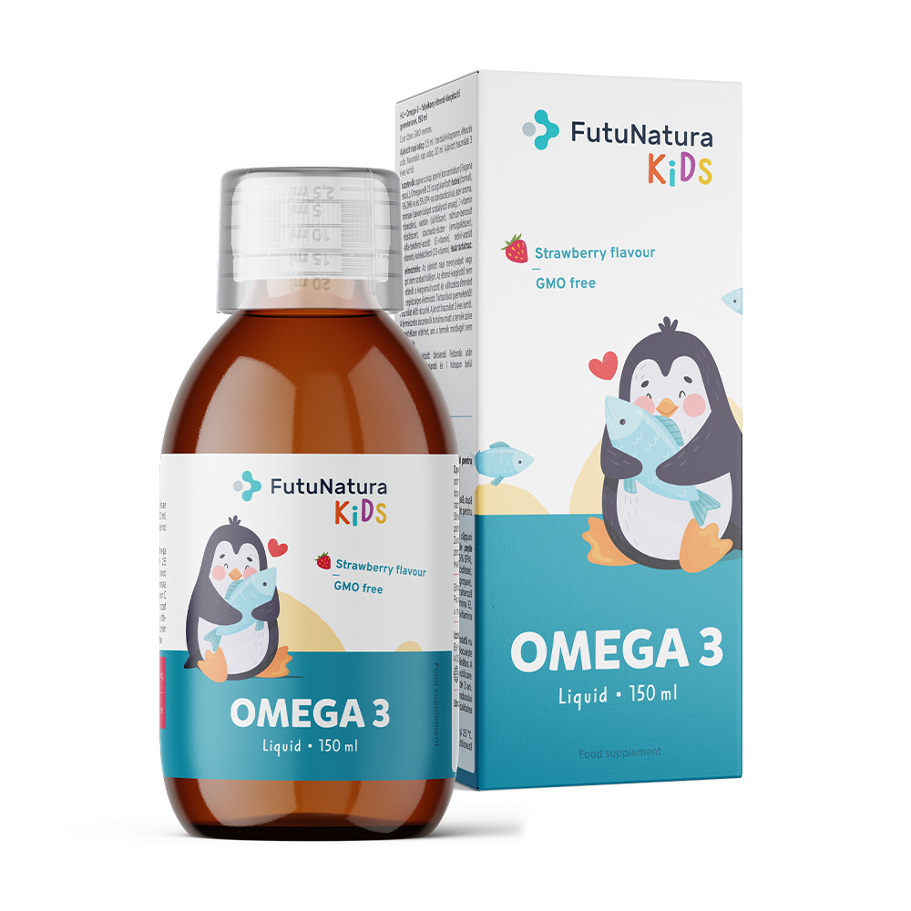 OMEGA 3 - Supliment alimentar lichid pentru copii.