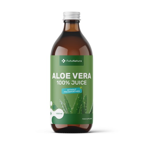 100 % suc de Aloe Vera - stomac și digestie, 1000 ml