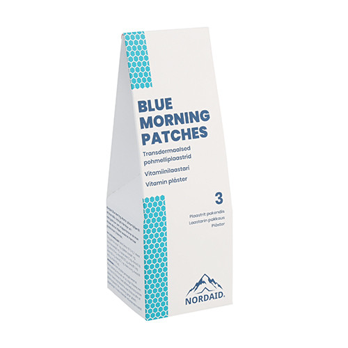 Blue Morning - Plasture regenerator cu vitamine, 3 plasturi