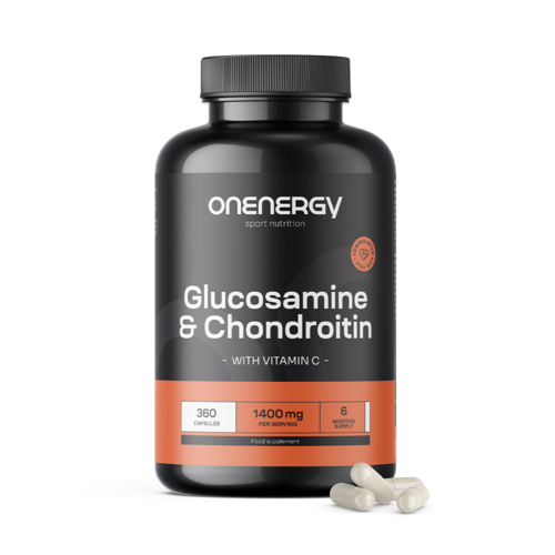 Glucozamină + condroitină 1400 mg, 360 de capsule