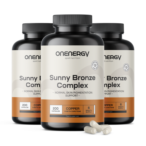 3x Sunny Bronze Complex – susținerea bronzului, total 600 de capsule