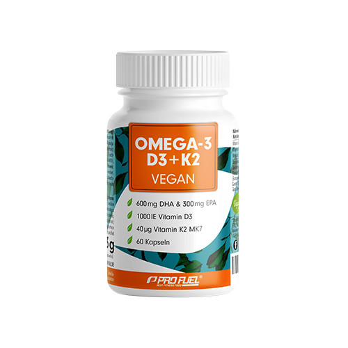 Vegan OMEGA-3 + D3 + K2, 60 de capsule