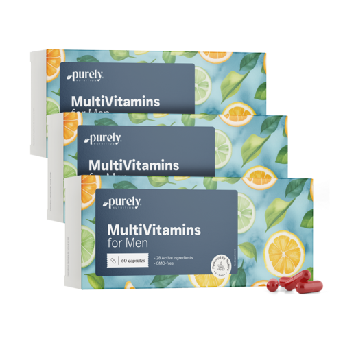 3x Multivitamine pentru bărbați, total 180 de capsule