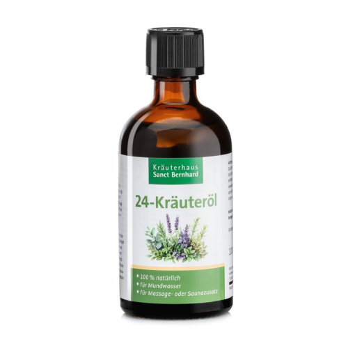 24 ulei din plante medicinale, 100 ml
