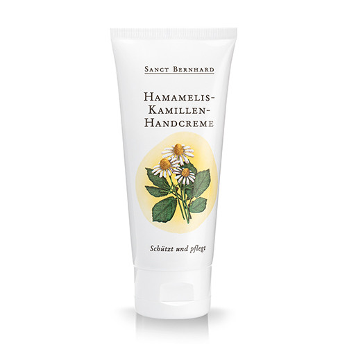 Cremă de mâini cu hamamelis și mușețel, 100 ml