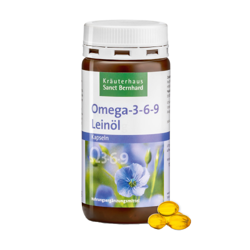 Omega 3-6-9 cu ulei de in, 180 de capsule