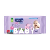 Șervețele umede cu aloe vera pentru copii, 60 de șervețele