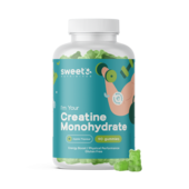 Creatină monohidrat 3000 mg – măr, 90 de bomboane gumate