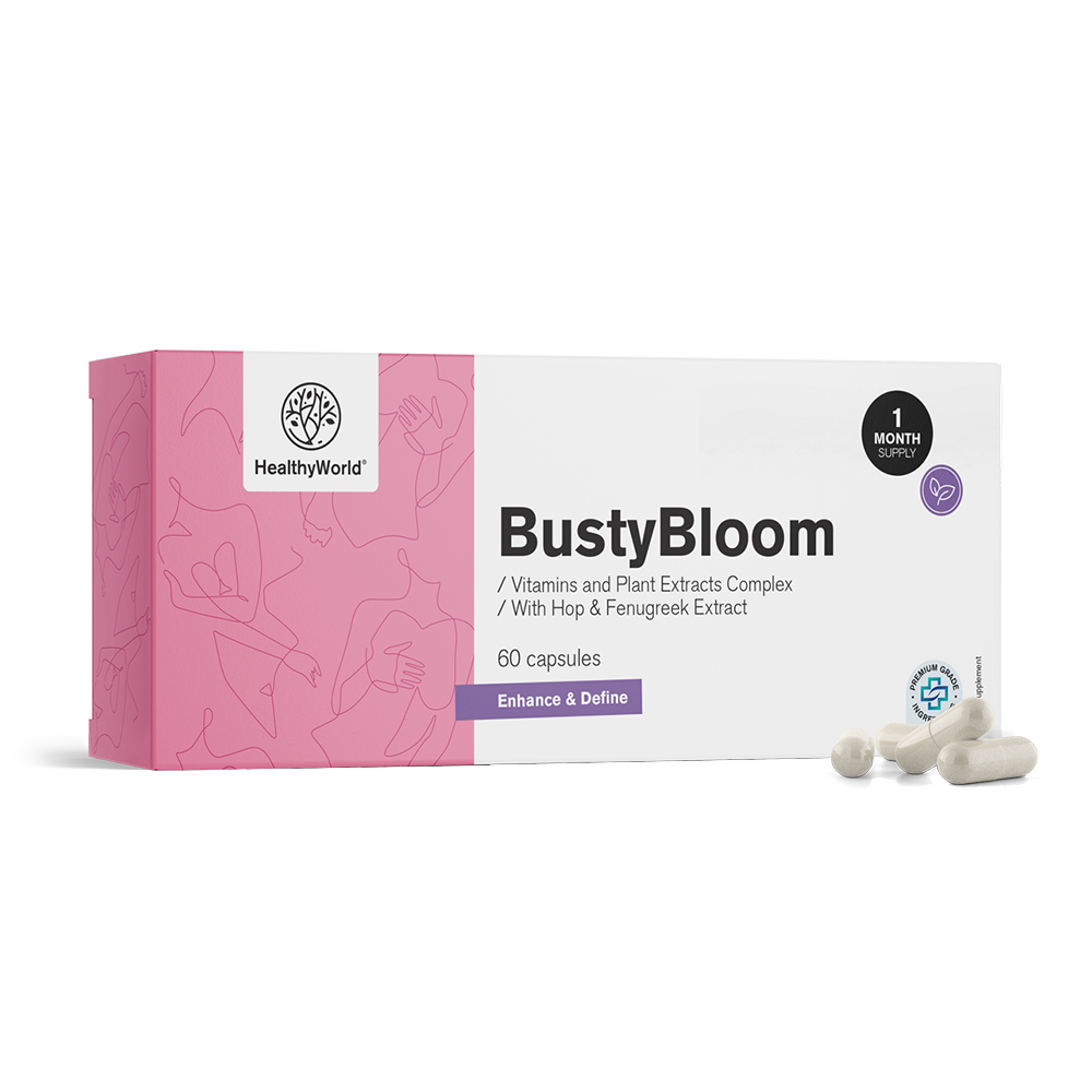 BustyBloom – kompleks vitaminov in rastlinskih izvlečkov