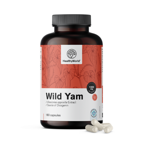Divji jam 1000 mg – izvleček, 180 kapsul