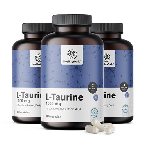 3x L-tavrin 1000 mg, skupaj 540 kapsul