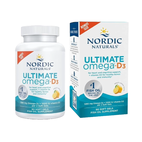 Omega-3 + vitamin D3, 60 mehkih kapsul