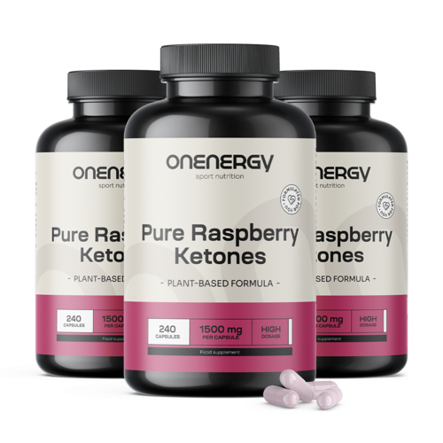 3x Malinovi ketoni 1500 mg, skupaj 720 kapsul