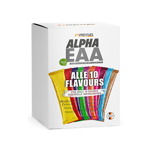 Veganski Alpha EAA – vzorci vseh okusov, 10 vrečk