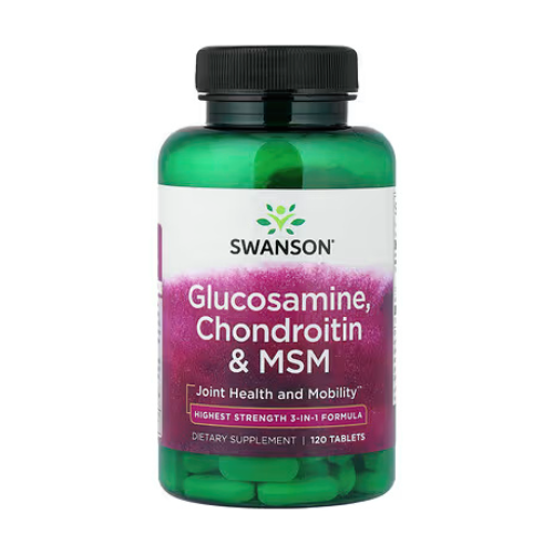 Glukozamin, hondroitin in MSM, 120 tablet