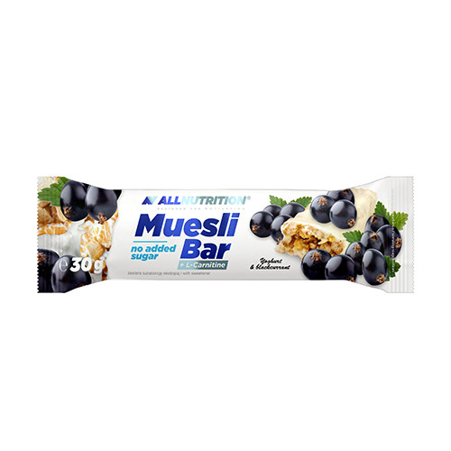 Müsli tyčinka s L-karnitínom, čierna ríbezľa, 30 g