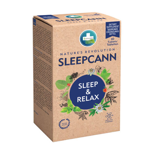 Sleepcann - tablety na spanie a upokojenie, 60 tabliet