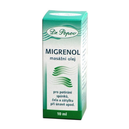 Masážny olej Migrenol, 10 ml