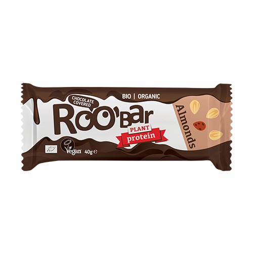 BIO Roobar proteínová tyčinka - mandle & čokoláda, 40 g