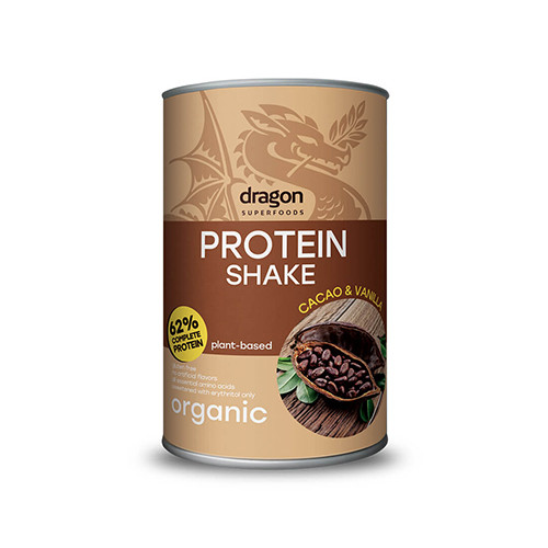 Proteínový shake BIO, príchuť kakao + vanilka, 500 g