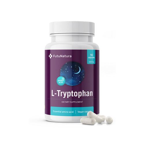 L-tryptofán 500 mg, 90 kapsúl