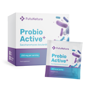 Probio Active PLUS - Saccharomyces boulardii 250 mg vo vreckách. 

Probio Active PLUS - Saccharomyces boulardii 250 mg vo vreciach.