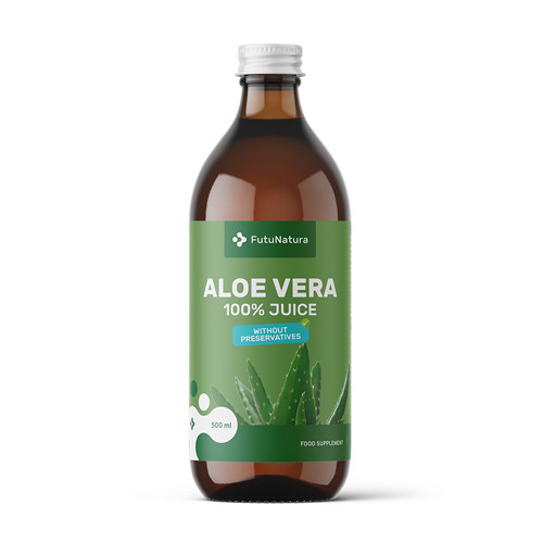 100 % šťava z aloe vera, 500 ml