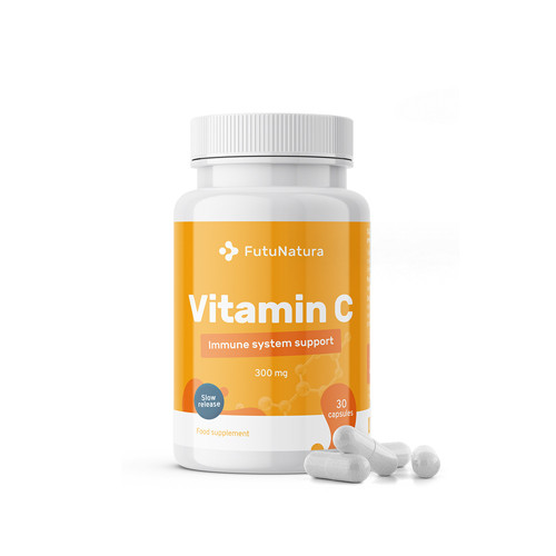 Vitamín C s postupným uvoľňovaním, 30 kapsúl