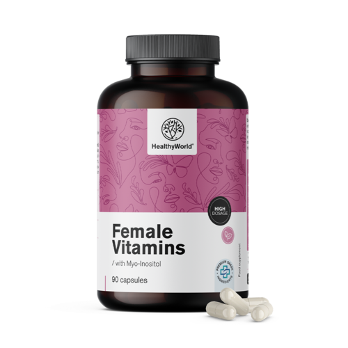 Vitamíny pre ženy s myo-inozitolom, 90 kapsúl