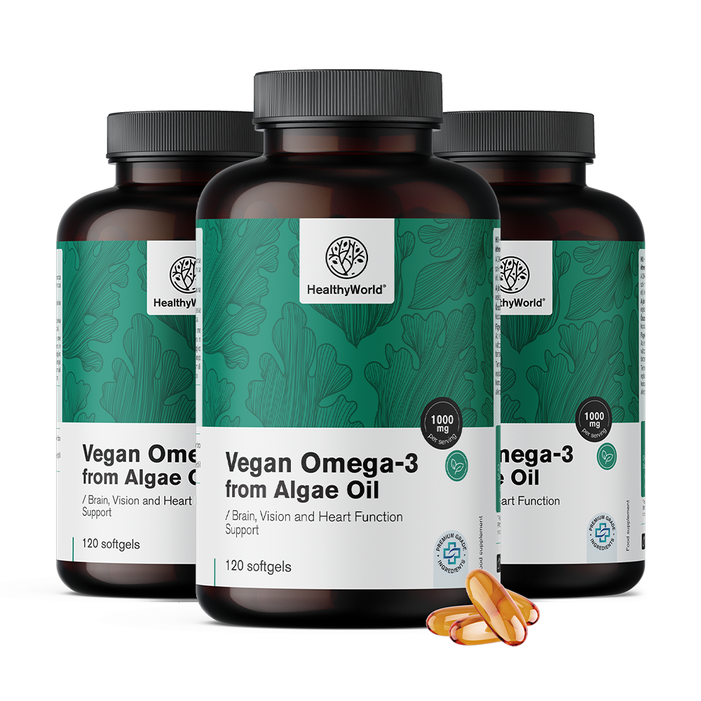 Veganska omega-3 1000 mg – iz alg
