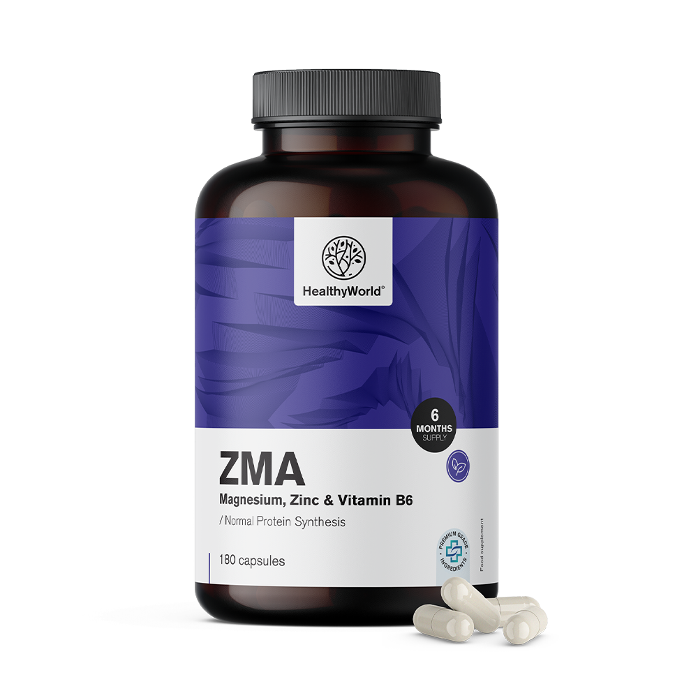 ZMA - horčík, zinok a B6