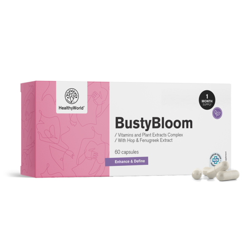 BustyBloom – komplex vitamínov a rastlinných extraktov, 60 kapsúl