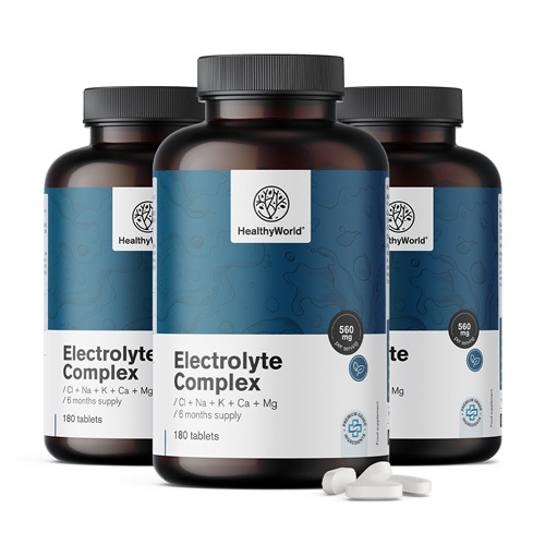 3x Komplex elektrolytov, spolu 540 tabliet