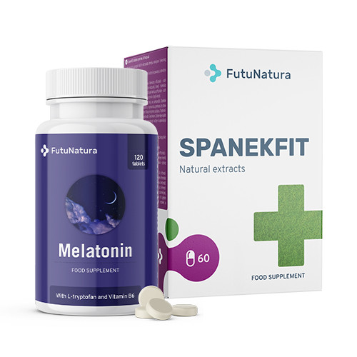 Melatonín + Spanekfit, sada