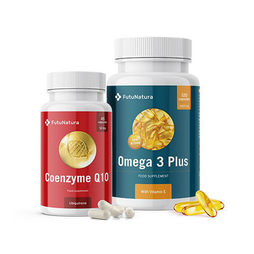 Mladý srdcom: Omega 3 + koenzým Q10, sada