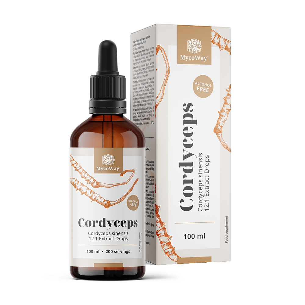 Cordyceps - extrakt v kvapkách