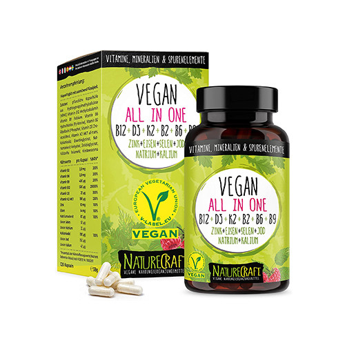 Vegánske vitamíny a minerály, 120 kapsúl
