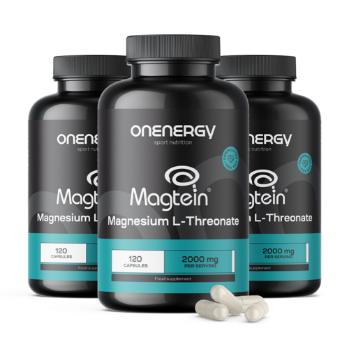 3x L-treonát horečnatý Magtein® 2000 mg, spolu 360 kapsúl