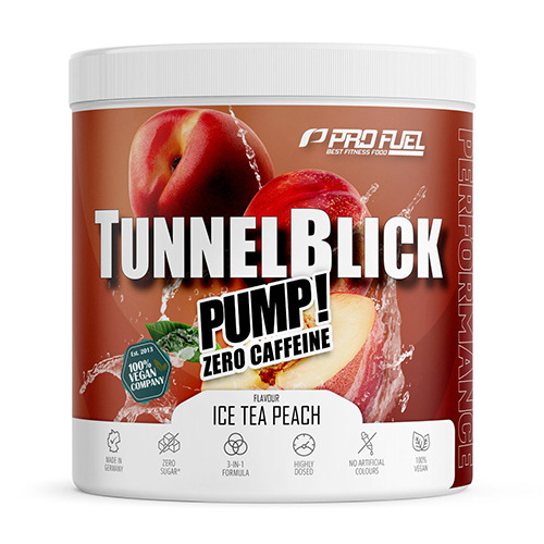 TunnelBlick PUMP vegánsky komplex aminokyselín - broskyňový ľadový čaj, 440 g