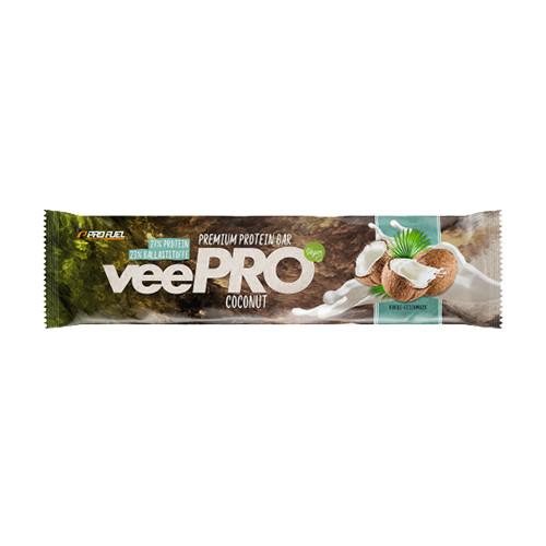 VeePro vegánska proteínová tyčinka - kokos, 1 tyčinka