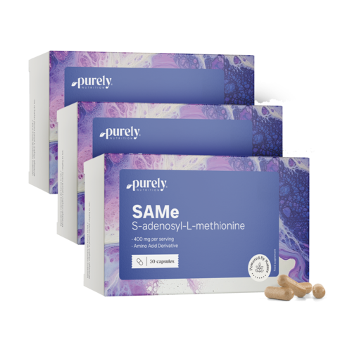 3x SAMe 400 mg, spolu 90 kapsúl