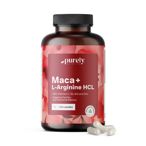 Maca 4000 mg + L-arginín HCl, 240 kapsúl
