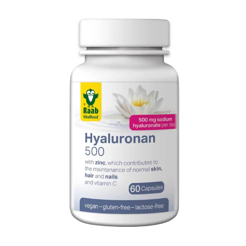Kyselina hyaluronová 500 mg, 60 kapsúl