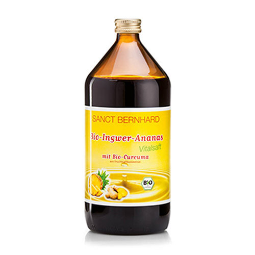 BIO šťava z ananásu a zázvoru, 1000 ml
