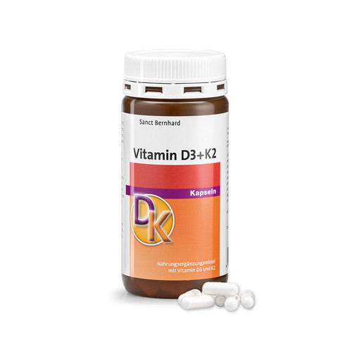 Vitamín D3 + K2, 180 kapsúl