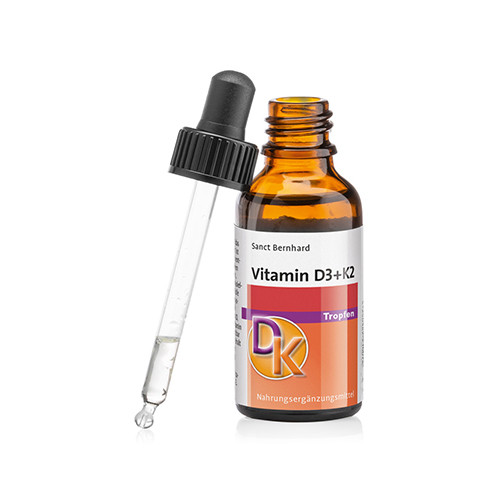 Vitamín D3 + K2 - kvapky, 30 ml