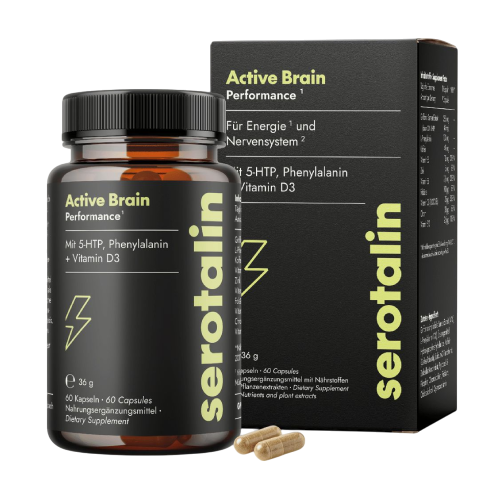 Active Brain – vegánsky komplex s 5-HTP, 60 kapsúl
