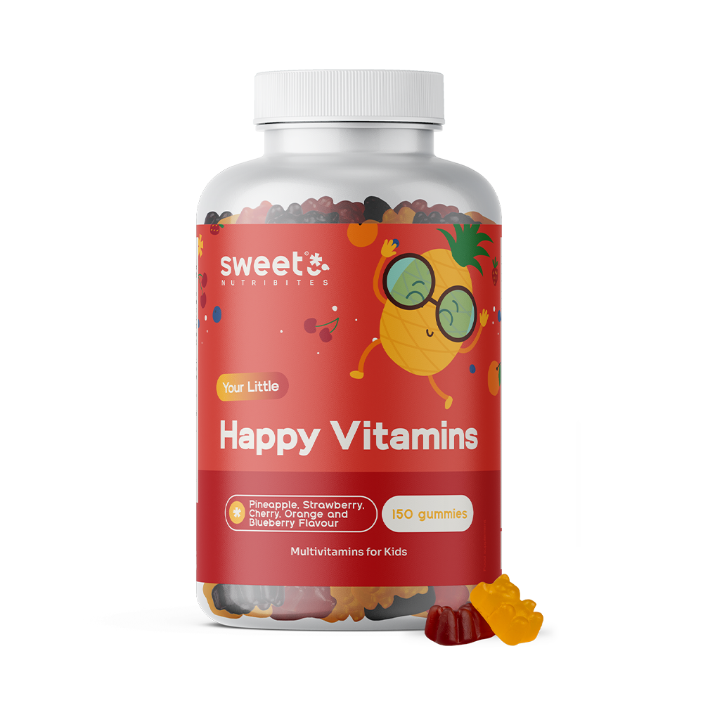 Happy Vitamins – gumové cukríky pre deti s multivitamínmi